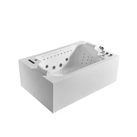 JV Möbel Whirlpool Badewanne 120 x 180 cm (1-tlg)