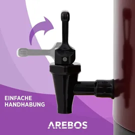 Arebos Einkochautomat 28 l rot