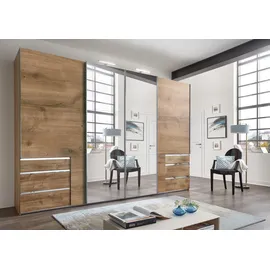 WIMEX Schwebetürenschrank Level 350 x 216 x 65 cm Beige/Braun