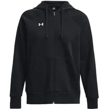 Under Armour Rival Fleece Fullzip Damen Midlayer, schwarz - MD