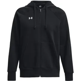 Under Armour Rival Fleece Fullzip Damen Midlayer, schwarz - MD