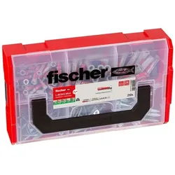 fischer Dübel- und Schrauben-Sortiment »L-Boxx mini DuoPower + Schraube« 210 Stück