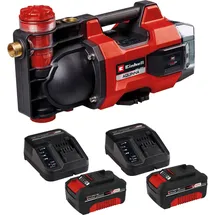 Einhell Akku-Gartenpumpe Aquinna 36/38 F LED + 2x Starterset