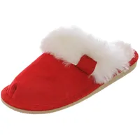 Hollert Damen Lammfell Hausschuhe Malibu Rot Pantoffeln Wohlgefühl - warm, atmungsaktiv 100% Merino Schaffell Echtleder Schuhgröße EUR 40 - 40 EU
