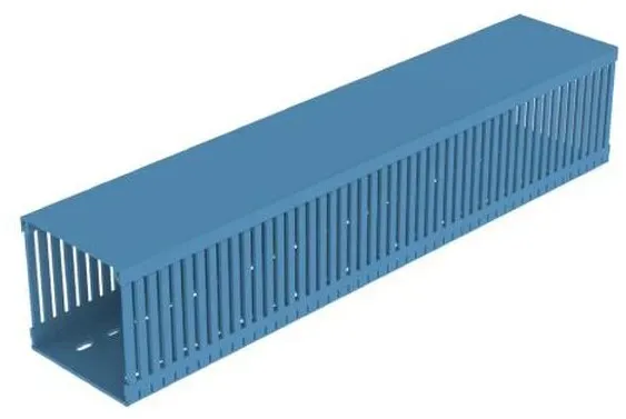 Unex Verdrahtungskanal blau RAL5012 100x100 U23X