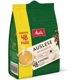 Melitta Auslese klassisch gemahlener Röstkaffee in Kaffee-Pads 48 Pads, Kaffeepads für Pad-Maschine, starke Röstung, geröstet in Deutschland