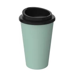 Bio Kaffeebecher Mehrwegbecher Premium, 0,35 Liter 14576805-00000 , 1 Stück, Farbe: minze