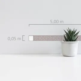 A.S. Création Bordüre 5 cm 5 m Beige/Braun/Grau