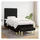 vidaXL Boxspringbett 100 x 200 cm Schwarz