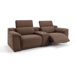 Designer Relaxcouch MONTEFINO 2-Sitzer Kinocouch - braun