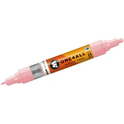 Permanentmarker One4All Acrylic Twin nachfüllbar 1,5 und 4mm haut pastell