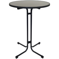 Stehtisch Mainz D 80cm Anthrazit/Anthrazit