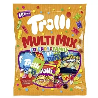 Trolli MULTI MIX Friends & Family Fruchtgummi 18 St./ 430,0 g