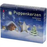 Weihnachtspyramide Hochwertige Puppenkerzen weiss - 1,0 cm Durchmesser - Original Erzgebirge - Müller Kleinkunst