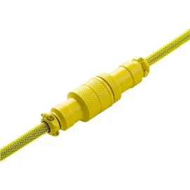 CableMod Pro Coiled Keyboard Cable USB-C zu USB Kabel 1,5 m USB A USB C Gelb