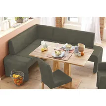 Home Affaire Eckbank HOME AFFAIRE "Bologna", grün (khakifarben (arizona 4421)), B:200cm H:84cm T:160cm, Sitzbänke, Eckbank, in 2 Größen (langer Schenkel 180 oder 200 cm), verschiedene Qualitäten