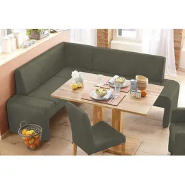 Home Affaire Eckbank HOME AFFAIRE "Bologna", grün (khakifarben (arizona 4421)), B:200cm H:84cm T:160cm, Sitzbänke, Eckbank, in 2 Größen (langer Schenkel 180 oder 200 cm), verschiedene Qualitäten