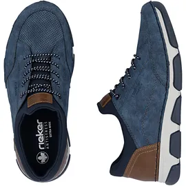 Rieker Slip-Ons Herren Blau/Braun 42