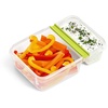 Emsa Lunchbox Joghurtbox Clip Go, Kunststoff, (1-tlg., Joghurtbox mit Knickoption und Deckel) grün