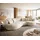 DeLife Big-Sofa Cord 3-Sitzer Beige