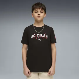 Puma Ac Milan ftblCulture Kurzarm-t-shirt - PUMA Black / PUMA White - 7-8 Jahre