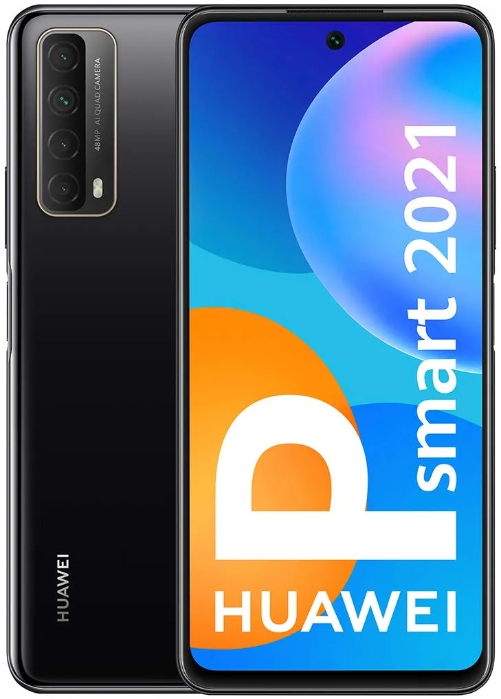 HUAWEI P smart 2021 (Midnight Black) ohne Simlock, ohne Branding