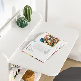 SoBuy Schreibtisch FWT92-W Weiß