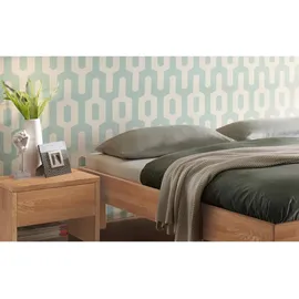 Hasena Rapallo 100 x 200 cm Fußhöhe 20 cm eiche bianco