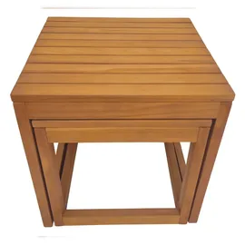 Mr. Deko Gartentisch 2er Set 0 x 0 x 0 cm Braun