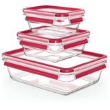 Emsa Clip&Close Glas rot