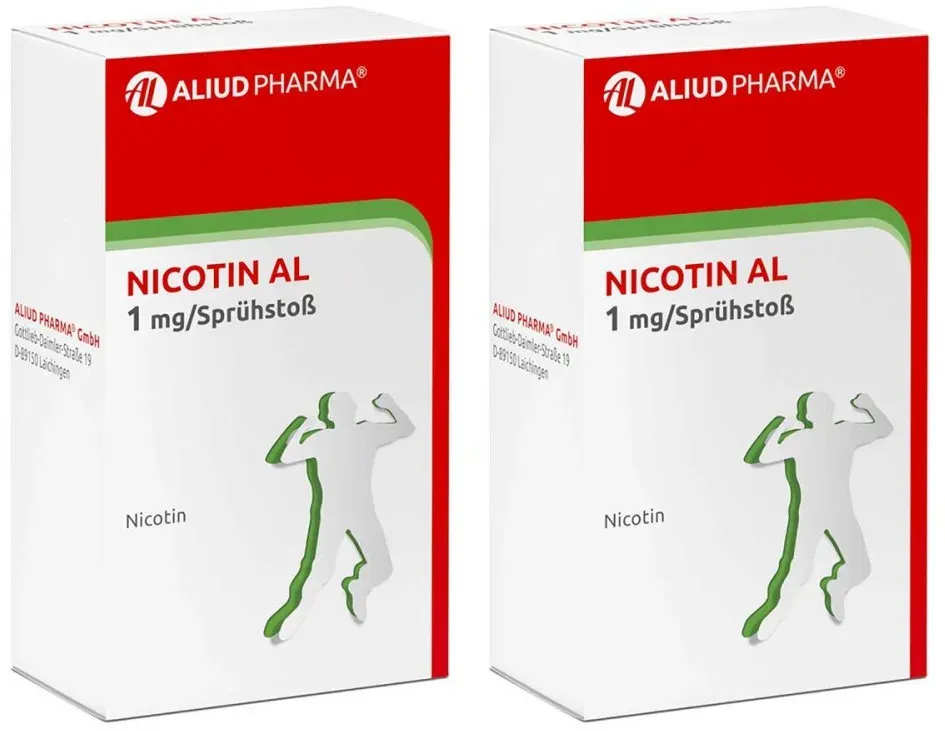 Nicotin AL 1 mg/Sprühstoß Spray zur Anwendung in der Mundhöhle