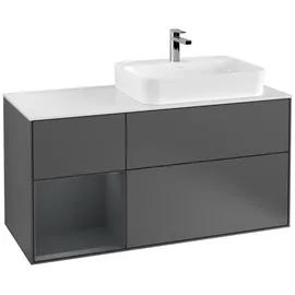 Villeroy & Boch Waschtischunterschrank 120 x 60,3 x 50,1 cm Grau