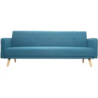 Miliboo Sofa verstellbar 3 Plätze skandinavisches Design Blaugrün Ulla