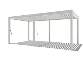 pergoline Pergola 6 x 2,55 m Weiß
