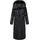 Marikoo Damen Wintermantel langer Parka Steppmantel warm gefüttert mit Kapuze Anorak Winterjacke wasserabweisend Übergangsjacke Ranjaa