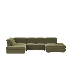 Kollektion Kraft Wohnlandschaft mit verschiedenen Funktionen Spencer ¦ grün ¦ Maße (cm): B: 382 H: 102 T: 260.0
