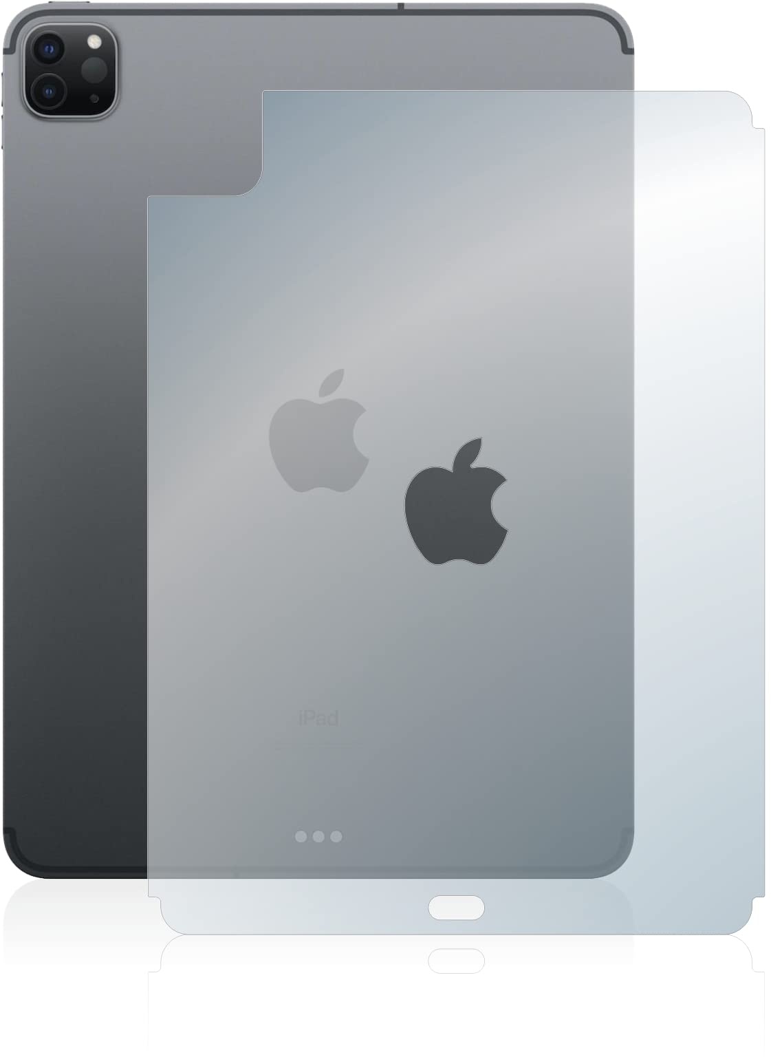 BROTECT Entspiegelungs-Panzerglasfolie für Apple iPad Pro 11" WiFi 2020 (Rückseite, 2. Gen.) Schutzglas Schutz-Folie Matt [Extrem Kratzfest 9H,