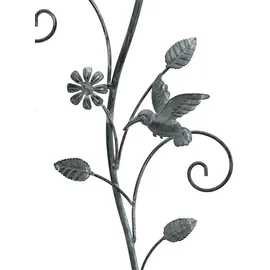 DanDiBo Ambiente Rankhilfe mit Blumen Rankgitter 110 x 6,5 cm Gold