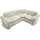 Intex Innen-ecksofa - Beige - 257x203x76 cm