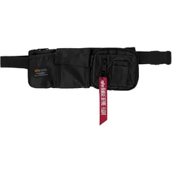 Daypack ALPHA INDUSTRIES "Alpha Industries Accessoires - Bags Crew Utility Bag", schwarz, Obermaterial: 100% Nylon, Futter: 100% Nylon, Rucksäcke