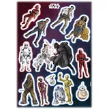 KOMAR Deko-Sticker Star Wars Heroes Villains 50 cm x 70 cm