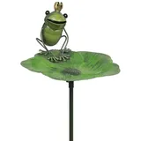 Moritz Gartenstecker Vogeltränke Froschkönig
