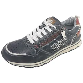 Dockers by Gerli Herren Low-Top Sneaker, Männer Halbschuhe,Strassenschuhe,Sportschuhe,Freizeitschuhe,Turnschuhe,Laufschuhe,Navy,45 EU - 45