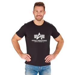 "Basic T" Kurzarm Shirt schwarz, L
