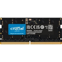 Crucial SO-DIMM 16GB, DDR5-4800, CL40-39-39, on-die ECC (CT16G48C40S5)