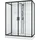 SANOTECHNIK New York Komplettdusche mit Schiebetür 90 x 160 cm D648360641500