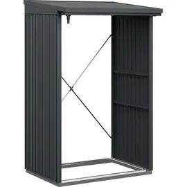 EcoStar Kaminholzregal Trend-V Typ 1 anthrazitgrau