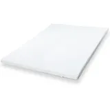 The White Stone Memory Foam Topper 90 x 200 cm atmungsaktiv