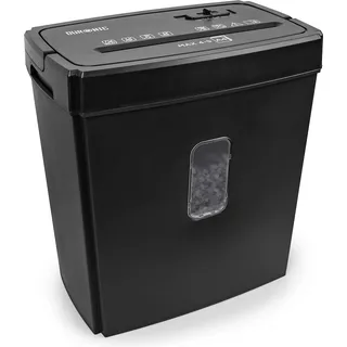 Duronic PS657 Aktenvernichter | 5 x A4 Blatt | 15 Liter Papierkorb | 170 Watt | Kreuzschnitt Schredder für mehr Datenschutz | Zerkleinerer für Home Office Büro | Reisswolf mit Start-Stopp-Automatik