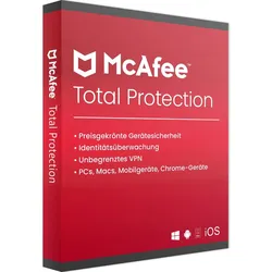 McAfee Total Protection & VPN 2025 | 5 Geräte | 2 Jahre | Jetzt günstig kaufen